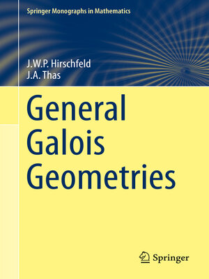 cover image of General Galois Geometries
